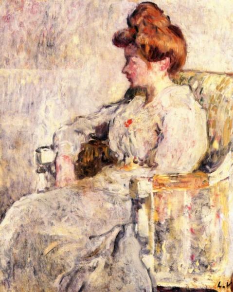Portrait Of A Woman by Louis Valtat