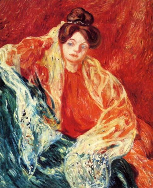 Portrait Of Madame Valtat by Louis Valtat