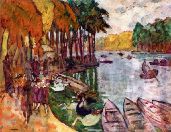 Promenade Along The Lake by Louis Valtat