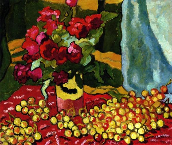 Red Roses And Cherries by Louis Valtat