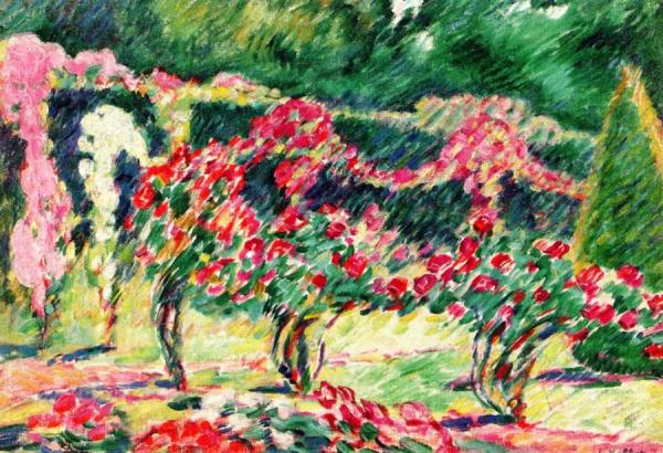 Rose Garden by Louis Valtat