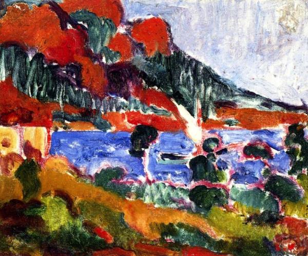 Sailboat At Agay by Louis Valtat
