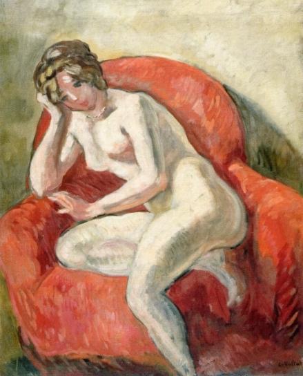 Seated Nude by Louis Valtat