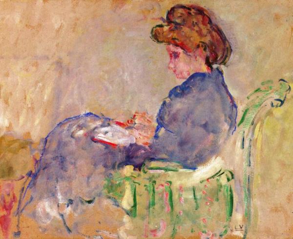 Seated Woman by Louis Valtat