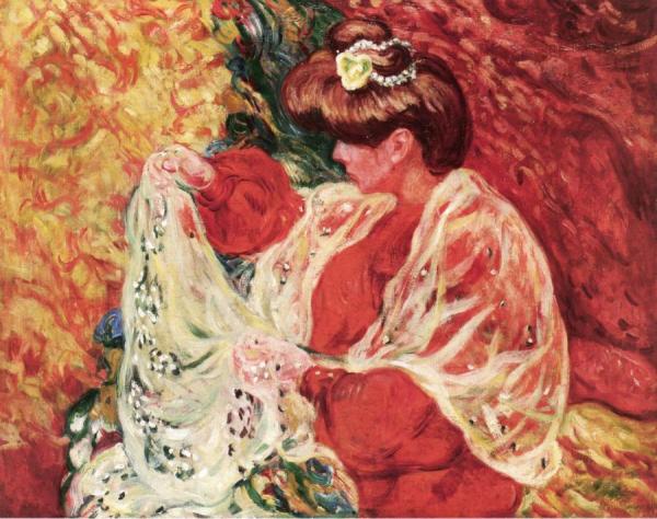 Seated Woman by Louis Valtat