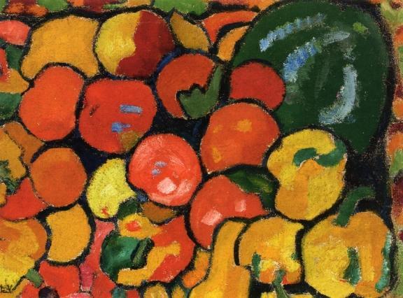 Still Life With Class And An Apple by Louis Valtat