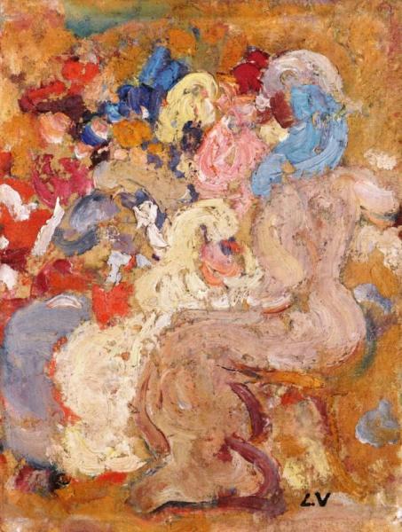 Stylish Woman In The Woods by Louis Valtat