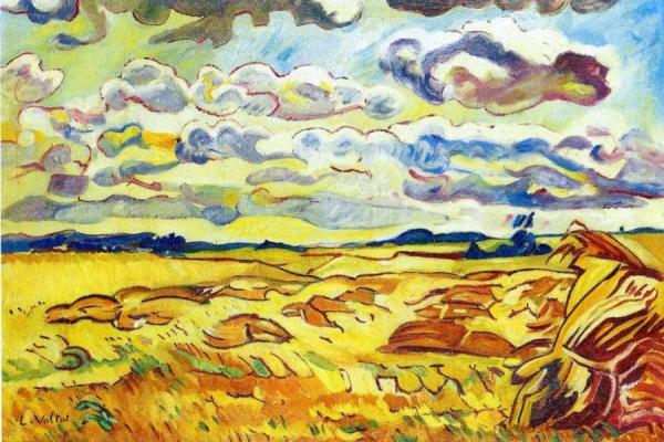 Summer Landscape At Arromanches by Louis Valtat