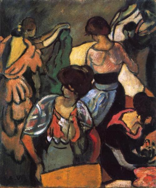 The Fashion Shop by Louis Valtat