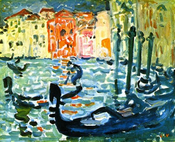 The Gondolas Of Venice by Louis Valtat