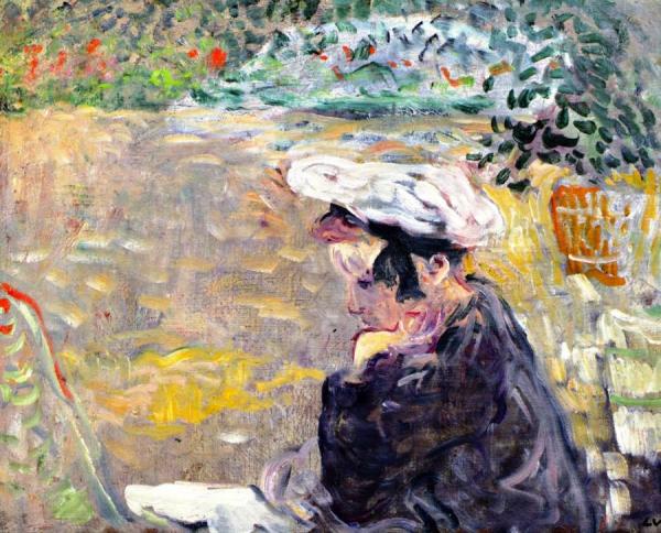 The Lesson In The Garden by Louis Valtat