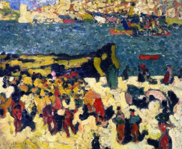 The Port Of Marseille by Louis Valtat