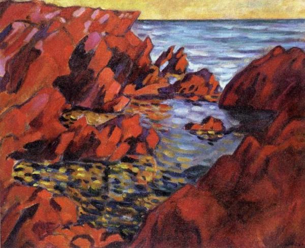 The Sea At Agay by Louis Valtat