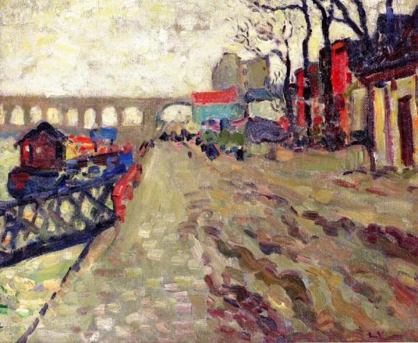 The Seine At Bercy by Louis Valtat