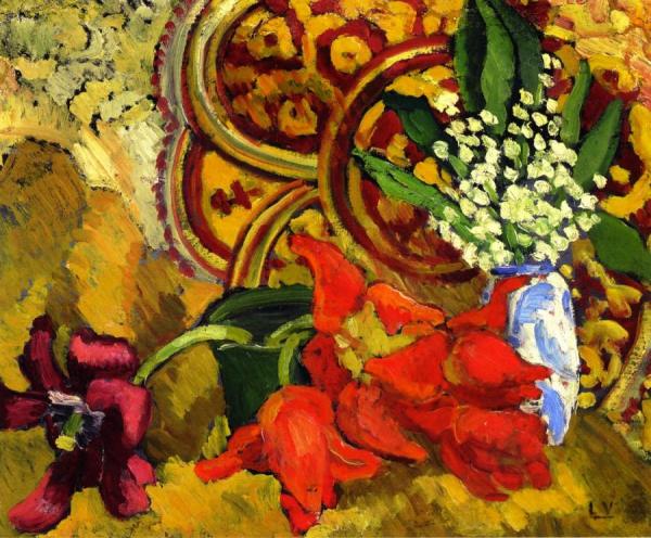 Louis Valtat Tulips And Lilies