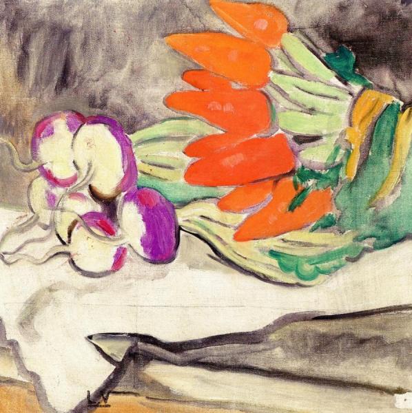 Turnips And Carrots by Louis Valtat