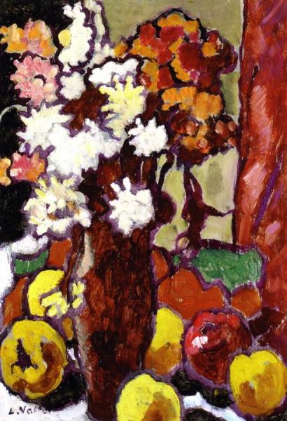 Vase Of Flowers by Louis Valtat