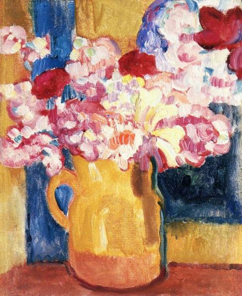 Vase Of Flowers by Louis Valtat