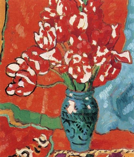 Vase Of Flowers by Louis Valtat