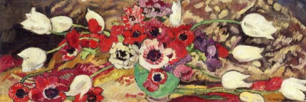 Vase Of Flowers by Louis Valtat