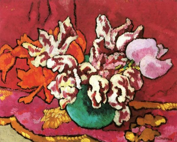 Louis Valtat Vase Of Tulips