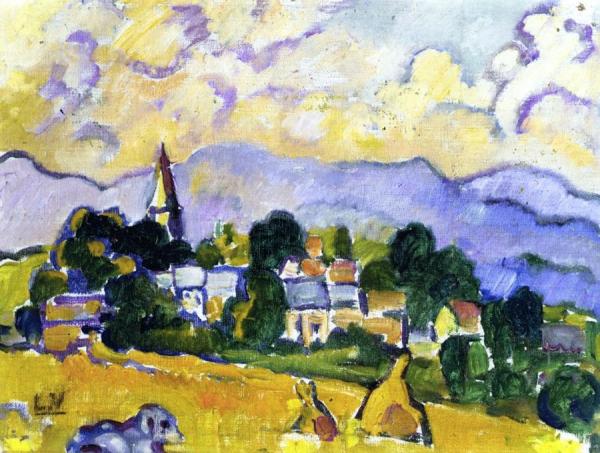 View Of The Village, Choiseul by Louis Valtat