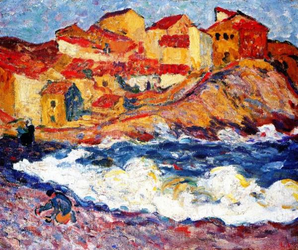 Village By The Sea by Louis Valtat