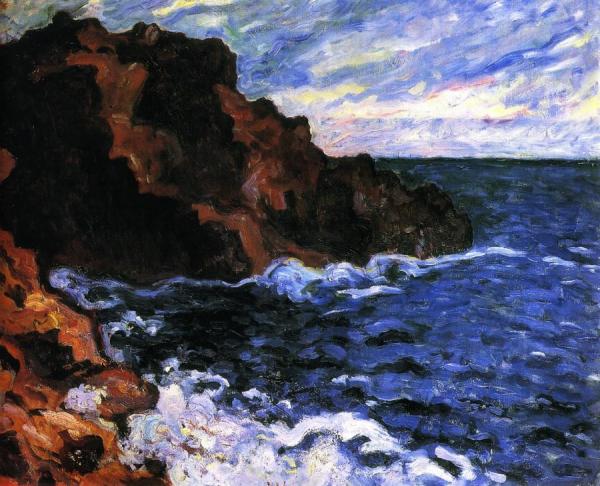 Violet Rocks by Louis Valtat