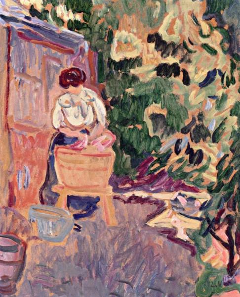 Washerwoman by Louis Valtat