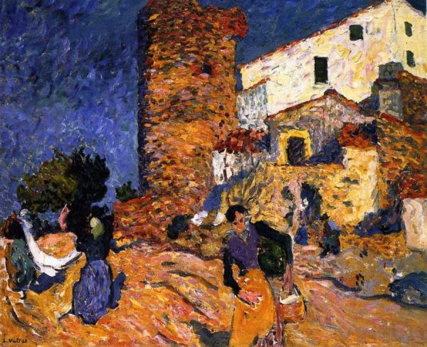 Water Carriers By A Country House by Louis Valtat