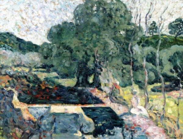 Woman At A Fountain by Louis Valtat