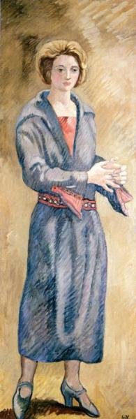 Woman In Blue by Louis Valtat