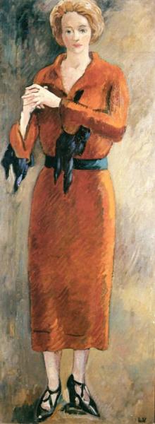 Woman In Red by Louis Valtat