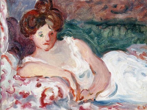 Woman Lying Down by Louis Valtat