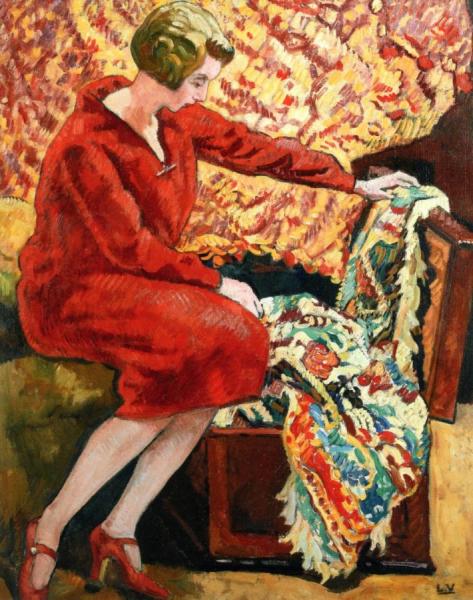 Woman With A Chest by Louis Valtat