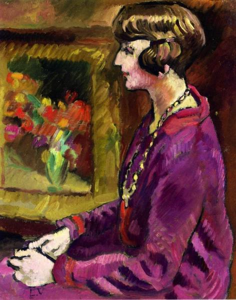 Woman With Necklace by Louis Valtat