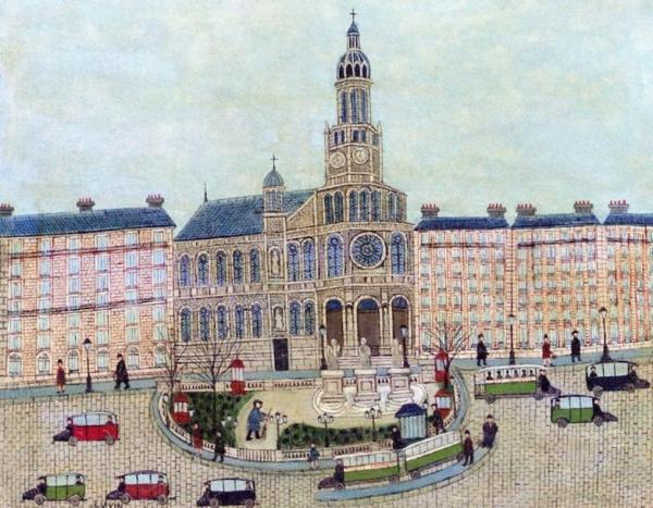 Louis Vivin Paris, Eglise De La Trinité