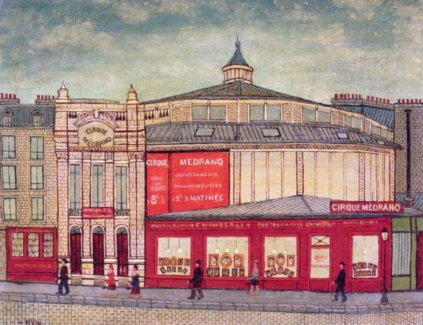 Paris, Montmartre: Cirque Medrano by Louis Vivin Oil Painting Reproductions