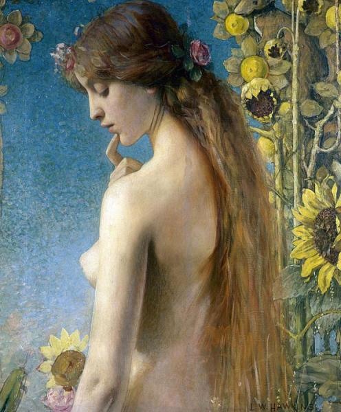 Clytie by Louis Welden Hawkins Oil Painting Reproductions