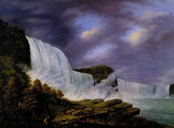 Niagara Falls From The American Side by Louisa Davis Minot