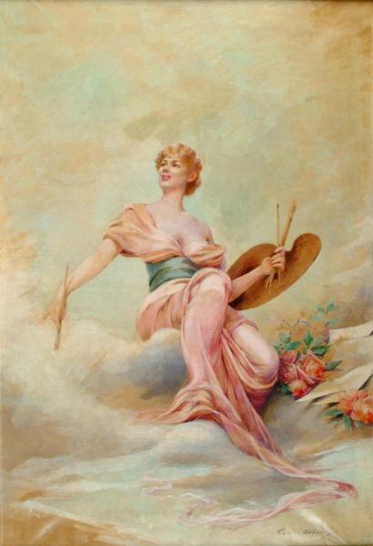 Art And Beauty by Louise Abbema