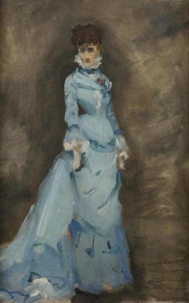 Portrait Of Sarah Bernhardt by Louise Abbema