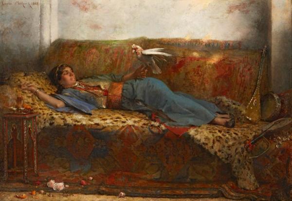 Moroccan Bride by Louise Mercier Oil Painting Reproductions