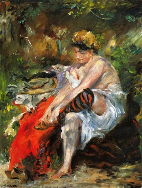 After The Bath by Lovis Corinth