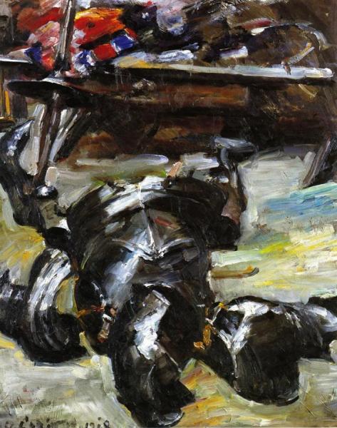 Armour In The Studio by Lovis Corinth