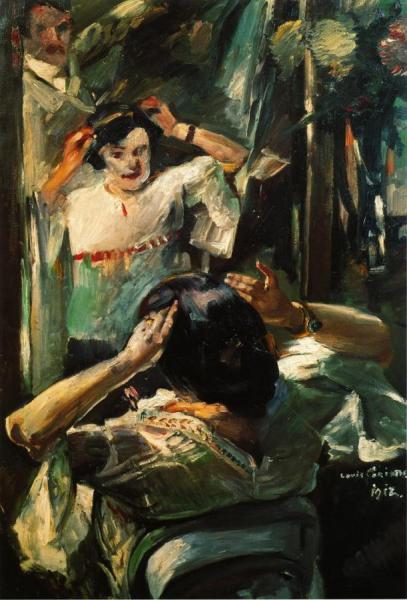 At The Mirror by Lovis Corinth
