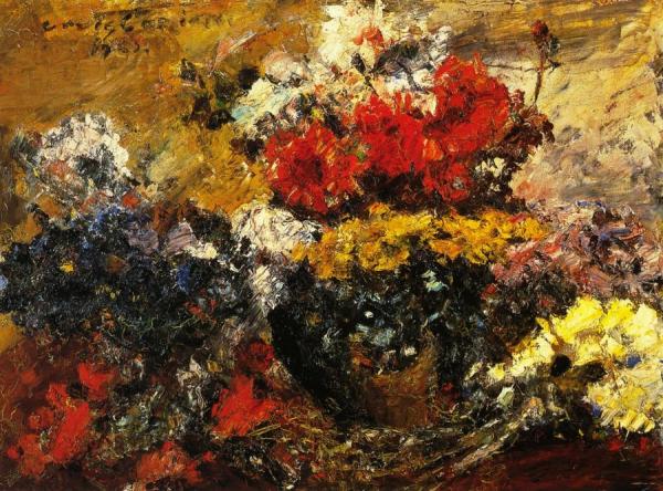 Autumn Flowers by Lovis Corinth