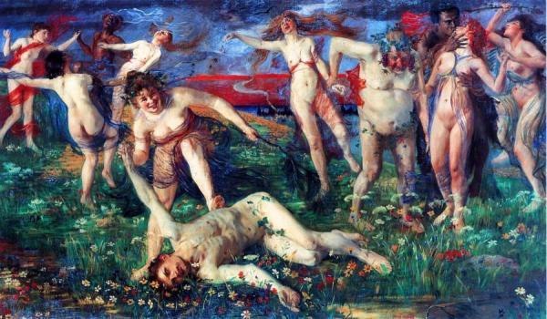 Bacchanal by Lovis Corinth