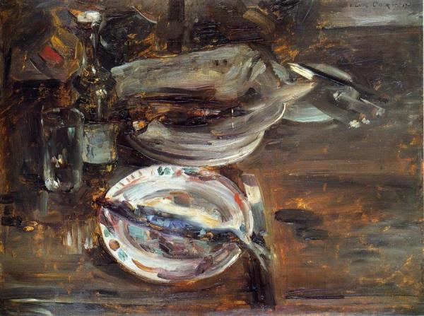Cat's Breakfast by Lovis Corinth