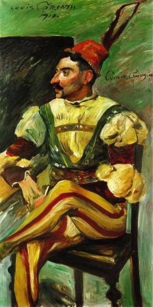 Cesare Borgia (arthur Kraft) by Lovis Corinth